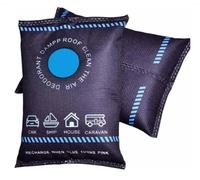 Reusable Dehumidifier Bags, 2026 Reusable Moisture Absorber Pack, Portable Car Moisture Absorber, Silicone Dehumidification Desiccant Bags for Home Car Basement Rv Boats Closet (2)