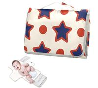 Reusable Diaper Change pad with Tissue Pocket Wine Red Stars Dot Beige Changing Pads for Changing Table Infant Travel Kit cambiadores de pa?ales para Bebes