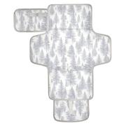 Reusable Diaper Changing mat with Tissue Pocket Changing Pads for Changing Table for Moms, Dads Snow Pinetree Winter