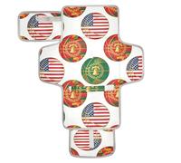 Reusable Diaper Changing Pads with Tissue Pocket Changing Pads for Changing Table for Newborns Girl & Boy American Juneteenth Basketball