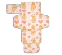 Reusable Diaper Changing Pads with Tissue Pocket Diaper Changing pad Travel for Moms, Dads Pineapple Vintage Valentine