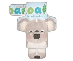 Reusable Diaper Changing Pads with Tissue Pocket Diaper mat Changing pad with Built-in Pillow Just A Girl Who Loves Koala