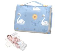 Reusable Diaper Changing Pads with Tissue Pocket Swan Sunflower Pastel Blue Travel Changing pad for Baby with Built-in Pillow cambiadores de pa?ales para Bebes