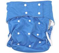 Reusable Diapers Washable Adjustable Adult Cloth Nappies with Snap Closure Leak-Proof Breathable Polyester Incontinence Underwear for Disability Incontinence Person