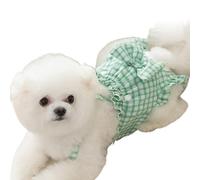 Reusable Dog Diapers Female | Washable Diaper for Heat Cycle - Adjustable Doggie Diapers, Belly Wraps, Plaid Pet Diapers for Heat Cycle Peeing