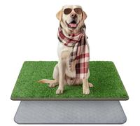Reusable Dog Toilet, High Permeability Artificial Grass Dog Toilet with Washable Puppy Mat, Puppy Toilet for Home or Apartment