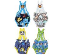 Reusable Doggy Diaper Pants - 24cm Washable Female Dog Wraps With Suspenders | Polyester Heat Cycle Breeches For Indoor, Outdoor & Travel | Ideal For Car, Crate, Kennel & Yard Use