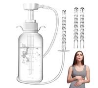 Reusable Douche Bottle for Women | 300ml Vaginal Washing Bottle | Gentle Reusable Rinser Intimate Care for Home Bathroom Travel Hospital Toilet Shower