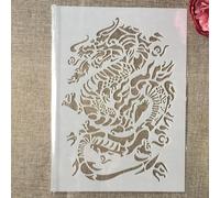 Reusable Dragon Stencils,A4 29cm Dragon Reusable Stencil for Painting on Wood,Wall,Fabric,Rock,Sign,DIY Art Projects,Animal Template Pattern A