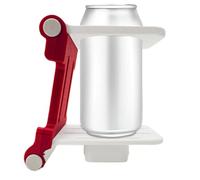 Reusable Drink Carrier, Double Folding Cup Holder - Reusable Drink Shelf Desktop Wine Glass Stand for Outdoor Commuting Meeting Business Plane Picnic Travel Family Car