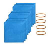Reusable Dry Filter Bags 25-1217 for Stanley 1-5 Gallon Wet/Dry Vacuum, with Retaining Bands (6)
