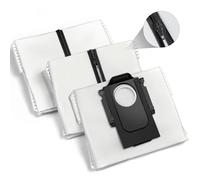 Reusable Dust Bags Compatible with Roborock Q Revo/ S8 MaxV Ultra/Saros 10R/ Qrevo S/Qrevo Curv/Qrevo Pro/Qrevo Edge Vacuum Cleaner, 2.7 L Replacement Vacuum Bags with Zipper, 3 Pack