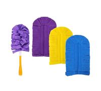 Reusable Duster Refills Compatible with Swiffer Duster Handles - Washable Microfibre 360° Electrostatic Dusting Heads for Home, Blinds & Pet Hair - Eco-Friendly Sustainable Cleaning (3pc)