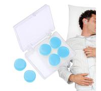 Reusable Ear Plugs Set - Waterproof Silicone Noise Blockers - Sleep Aid for Daily Use | Comfort Fit for Flying Swimming and Work Protection | 6 Pack Sound Reducing Earplugs for Kids and Adult Sleeping