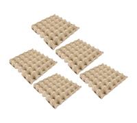Reusable Egg Trays 30-count Paper Pulp Cartons 5pcs Beige