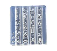Reusable Elastic Nail Sculpting Nice Rabbit Design for Gel Polish Up, Flexible Nail Art Silicone