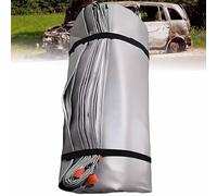 Reusable Emergency Fire Blanket, High-Temp Resistant Silicone, for Car Truck EV Fire Escape, 6x8 ft