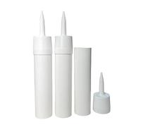 Reusable Empty Caulk Tube - REFILLABLE CAULKING Cartridge 10 oz. - 3 Pack - Made in USA