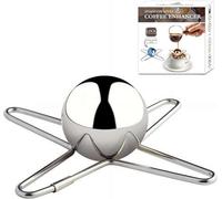 Reusable Espresso Cooling Ball, Coffee Cooling Tool, Stainless Steel Ball Cooler Espresso Ball, Bourbon, Scotch and Cocktail Metal ice Cubes (1, Four Forks)