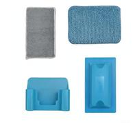 Reusable Espresso Machine Cleaning Tools - Kit with Magnetic Holder, Microfiber Cloths & Brush for Drip Tray Maintenance
