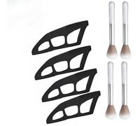 Reusable Eyeshadow Aid Tool, Eyeshadow Assistant, Eye Makeup Aid Tool, Eyeshadow Tool, Eyeliner Template For Women Quick Make-Up Stencils, for Eyeshadow Shields and Eyeliner Stencil (4pc)