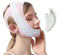 Reusable Face Strap,V Line Face Lifting Strap,Sleeping Mask Strap for Women,Jawline Shaper(M)
