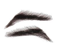 Reusable Fake Eyebrows - Real Hair | Artificial Hair Eyebrows for with Cosplay Looking Easy to Use Handmade Tea Party