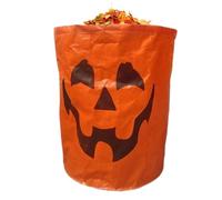 Reusable Fall Leaf Bags - Large Halloween Lawn Trash Container | 272L Folding Garden Waste Bag for Grass, Leaves, Debris Collection, Outdoor Decoration, Seasonal Gardening and Home Landscaping