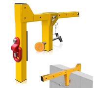 Reusable Fall Protection Anchor Clamp for Non-Penetrating Installation on Window and Door Frames, Adjustable Arm for Parapet Walls up to 15 Inches, 310lb Capacity