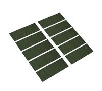 Reusable Family Flood Barrier, Flood Sandbags, 10PCS Drawstring Rain Proof Empty Flood Control Bags, with 600D Polyester Material, for House Door Garage Basement (Dark Green)