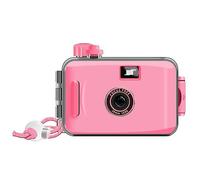 Reusable Film Camera 35mm Reloadable Waterproof Film Camera, One time Imaging,5m Waterproof Retro Style, Focus Free, Light Weight, Easy to Use(M,without film)