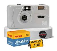Reusable Film Camera Bundle includes Kodak M35 35mm Film Camera, Kodak 35mm film 36 exposures and Clikoze Tips Card (Grey)