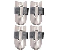 Reusable Finger Guards - Stainless Steel Finger Protector For Cutting Food | Double-Finger Guards For Cutting | 4 Pieces Full Section Thickness During Redemption, The