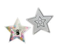 Reusable Five-Pointed Star Silicone Molds for Candlestick Candle Holder Base DIY Crafts Resin Casting Mould Gift Silicone Resin Molds
