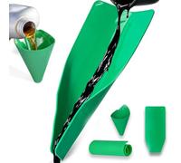 Reusable Flexible Oil Drain Form a Funnel,Professional-Grade,for Car, Motorcycle, Truck, Lawnmower & Snowplow, Spill-Free Filling Draining Tools,Oil Change,Foldable Filter Funnels,Bendable Moldable