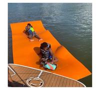 Reusable Floating Swim Mat with Non-Slip Surface, Tear-Resistant Design for Water Recreation, Easy to Carry and Store