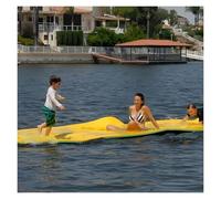 Reusable Floating Swim Mat with Non-Slip Surface, Tear-Resistant Design for Water Recreation, Easy to Carry and Store