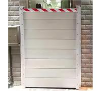 Reusable Flood Barrier Door 260/270/280/290/300cm Flood Barriers Gate Water Stopper Board Flood Control Shield Flood Defence Plate Temporary Dam(H160cm,L290cm)