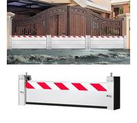 Reusable Flood Barrier,Flood Defence Barriers for Garage Doors,Heavy Duty Aluminum Baffle for Driveways, Rivers, Construction(L 65CM)