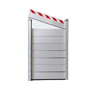 Reusable Flood Barrier L 68cm H 160cm Aluminum Flood Protection Board Heavy Duty Flooding Prevention Outdoor Indoor Barriers For Garage/Front Door/Gate/Basement Portable Flooding Control Baffle