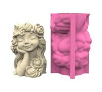Reusable Flowerpot Silicone Mold Food Grade Materials Multi Purpose for Succulents Planter Cement Resin Art Projects Flexible Silicone Planter Mold