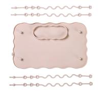 Reusable Food Mat Grade Silicone Tablemats Kids Placemats Dinner Placemat For Toddler Baby Feeding Plate With Strap Travel Friendly Baby Placement Mat