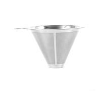 Reusable For Pour Over Coffee Filter Stainless Steel Cone Dripper Mesh Holder Paperless Eco Friendly for Home Travel Camping Office(S)