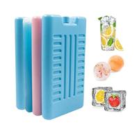 Reusable Freezer Stones - Hard 200G Flat Cooling Board Cold Cooling | Insulated Carry Bag Beach Trip Fishing Drink Can Lemonade Beer Holder Office Kids Snack Container