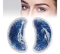 Reusable Gel Eye Mask, Ice Pack for Hot Cold Therapy, Cooling Pad to Relieve Tired Eyes and Dark Circles (Blue)
