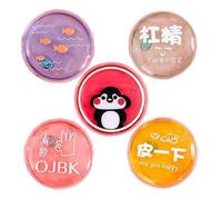 Reusable Gel Heating Pad, 1pc Instant Hand Warmer Reusable Gel Click Heat Pads Microwave Gels Cushion Gels Instant Hand Warmers Round Hot Pad Heater Warmer Heat Pads For Pocket Or Bag