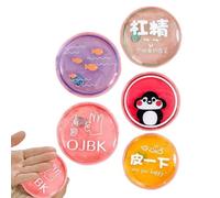 Reusable Gel Heating Pad, Instant Hand Warmer Pad Reusable Gel Click Heat Pads Microwave Gel Cushion Gel Heat Instant Hand Warmers Round Hot Pad Heater Warmer Snap Heat Pad Gel Hand Warmer