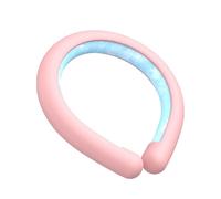 Reusable Gel Ice Neck Cooler, Ice Cooling Neck Ring Cooling Tube Ring, Wrap Around to Keep Cool, Cool Relief from Heat (Pink)