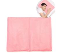 Reusable Gel Ice Pack for Sleeping, Cold Pillow Pad, Head Cooling Ice Pad, Chill Pillow, Relieve headaches, Migraines, Fevers, Hot Flashes, Night Sweats, Perfect for Children, Adult, Pets (Pink)