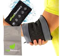 Reusable Gel Ice Packs for Elbow & Arms (28x17 cm) - Hot & Cold Compress Wrap for Tennis & Golf Injuries: Tendonitis, Fractured, Pain - Ice Bag Compress with Strap for Elbow Relief